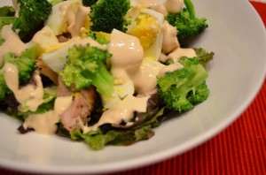 chicken, boccoli and egg salad resized