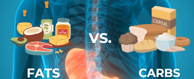 Illustration of the digestive tract highlighting gas buildup and reflux, with visual elements representing the role of diet in gut health.
